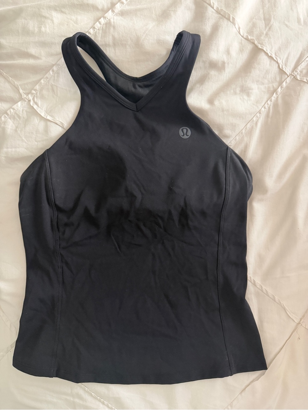 lululemon athletica Black High-Neck Racerback Tank